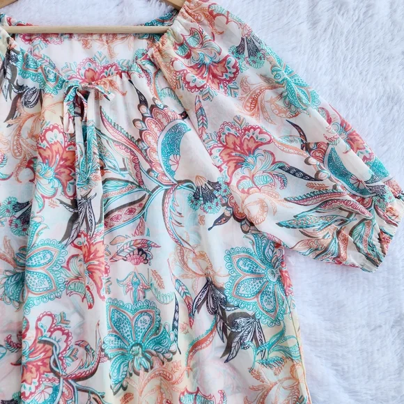 Cupshe Floral Swimsuit‎ Coverup Dress - Picture 2 of 5